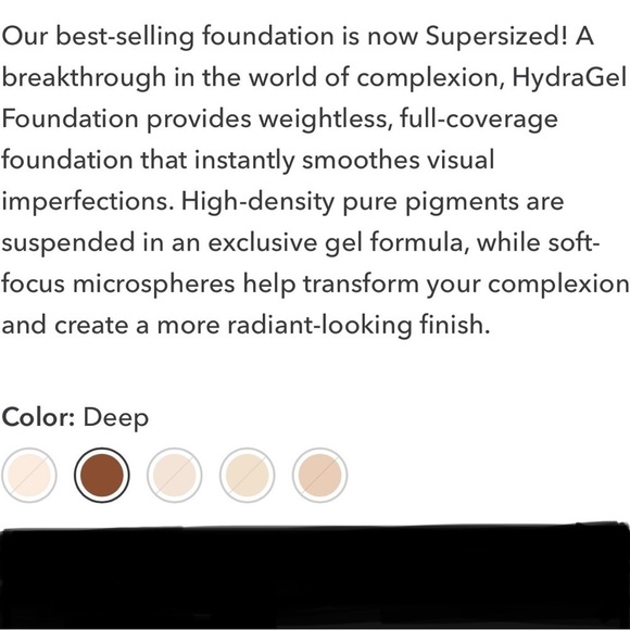 DOLL 10” HYDRAGEL DEEP SUPERSIZE FOUNDATION - Picture 4 of 8